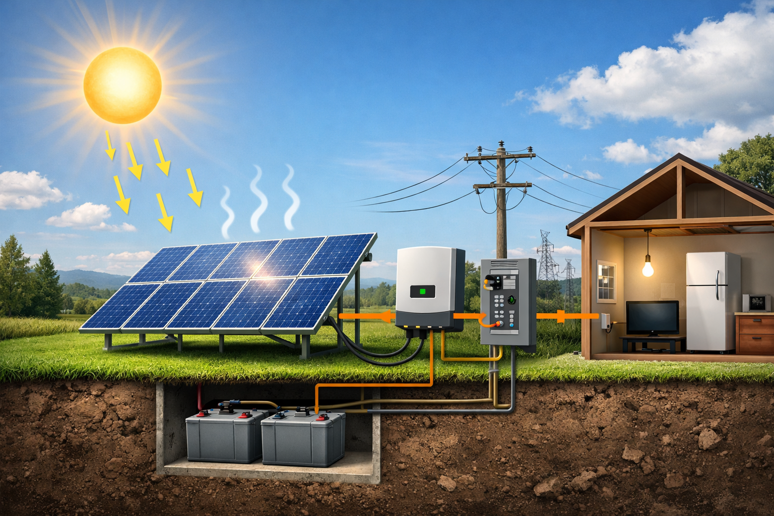 Cómo funcionan los paneles solares