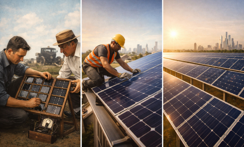 Evolución de los paneles solares