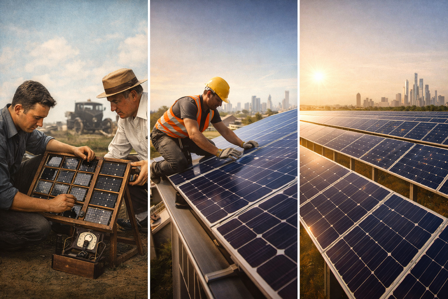Evolución de los paneles solares
