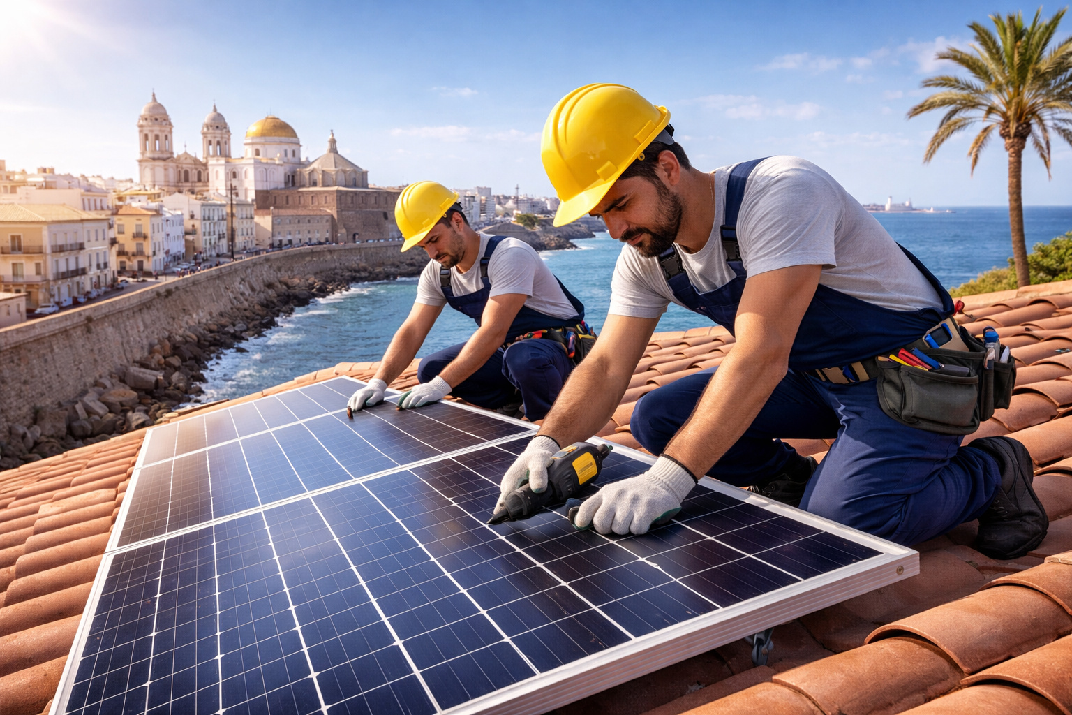 Instaladores de placas solares en Cádiz