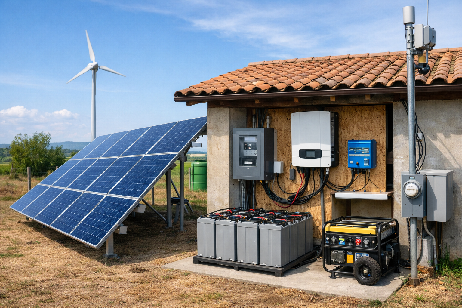 Qué componentes tiene una instalación solar