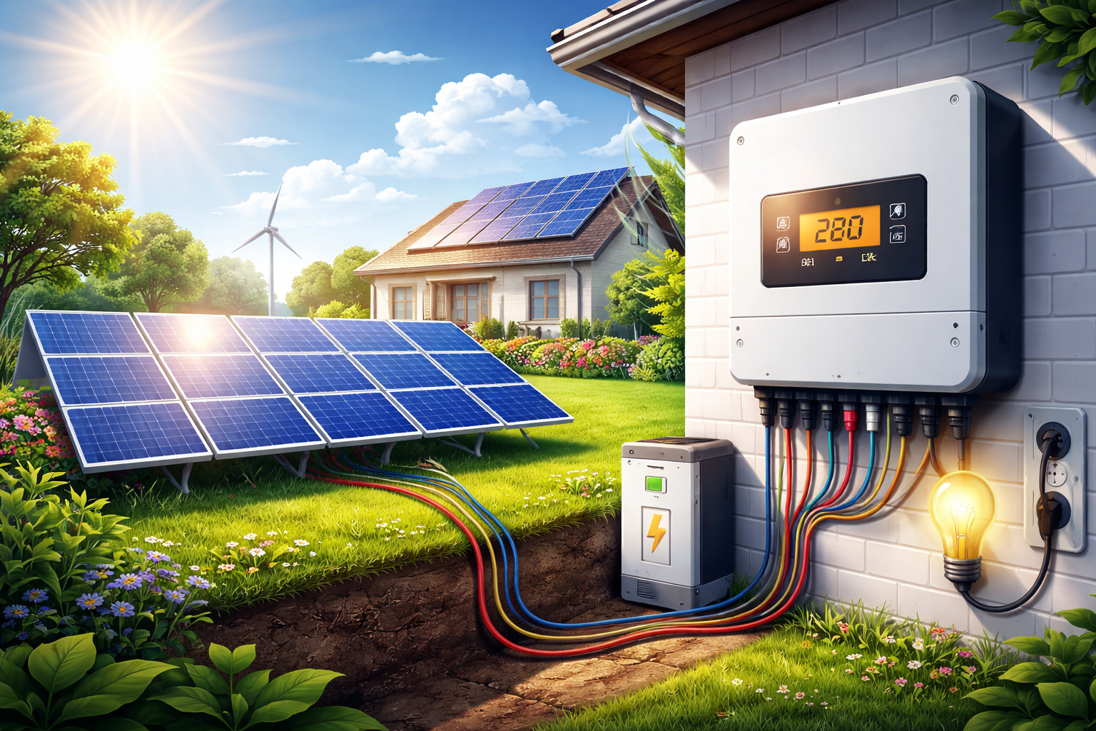 Qué es un inversor solar