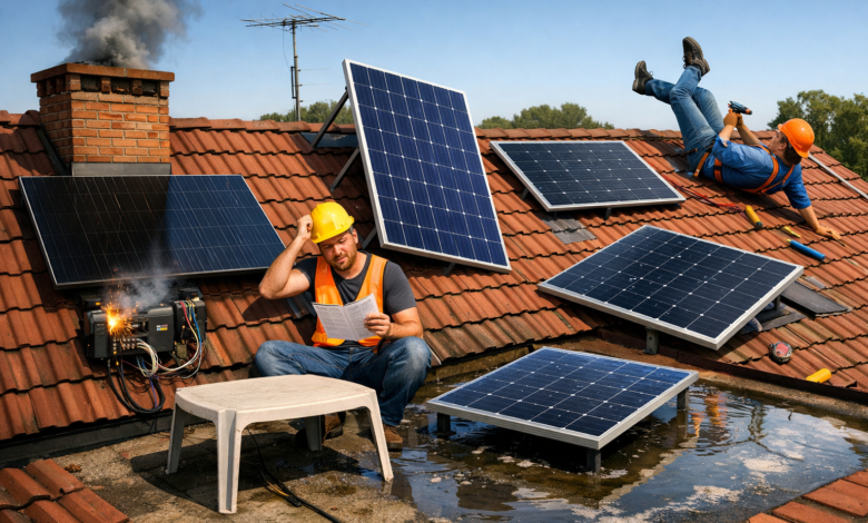 Errores al instalar placas solares: guía para evitarlos