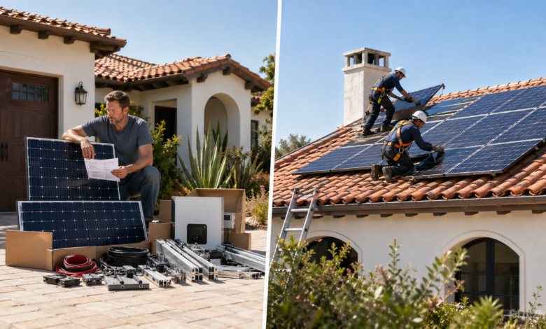 Kit solar o instalación profesional