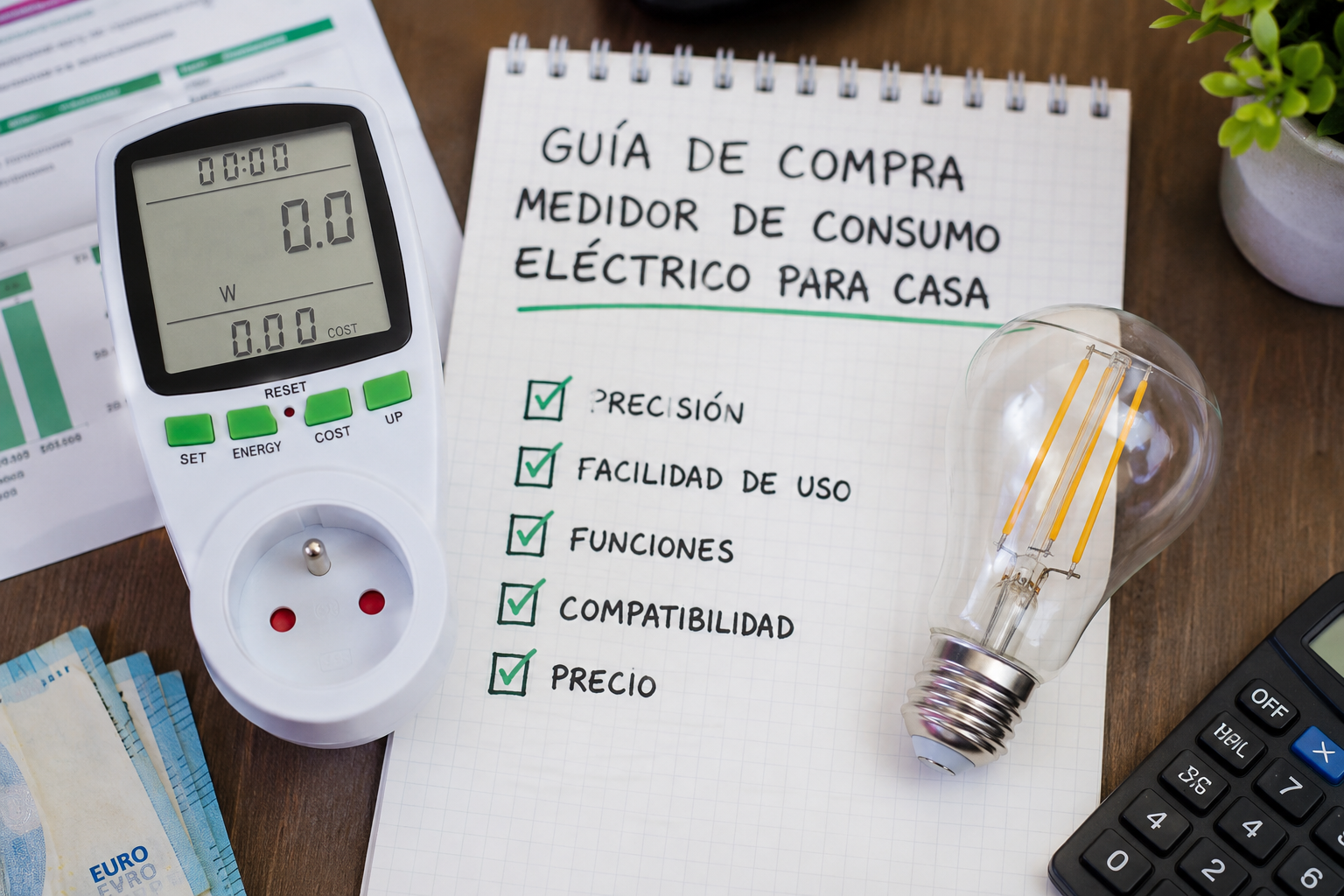 guía de compra medidor de consumo eléctrico para casa